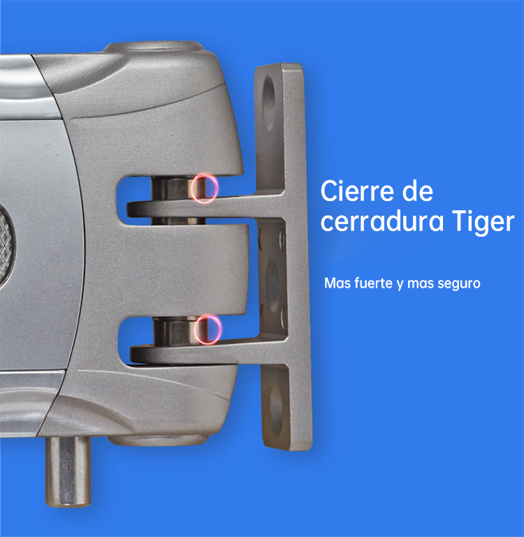 Pestillo de seguridad Tiger-peak para mayor protección