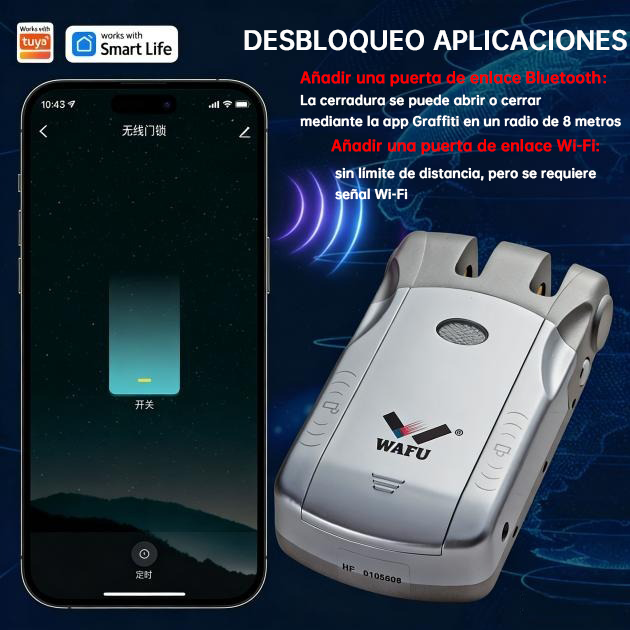 Descripción de la función de desbloqueo remoto por APP de cerradura inteligente