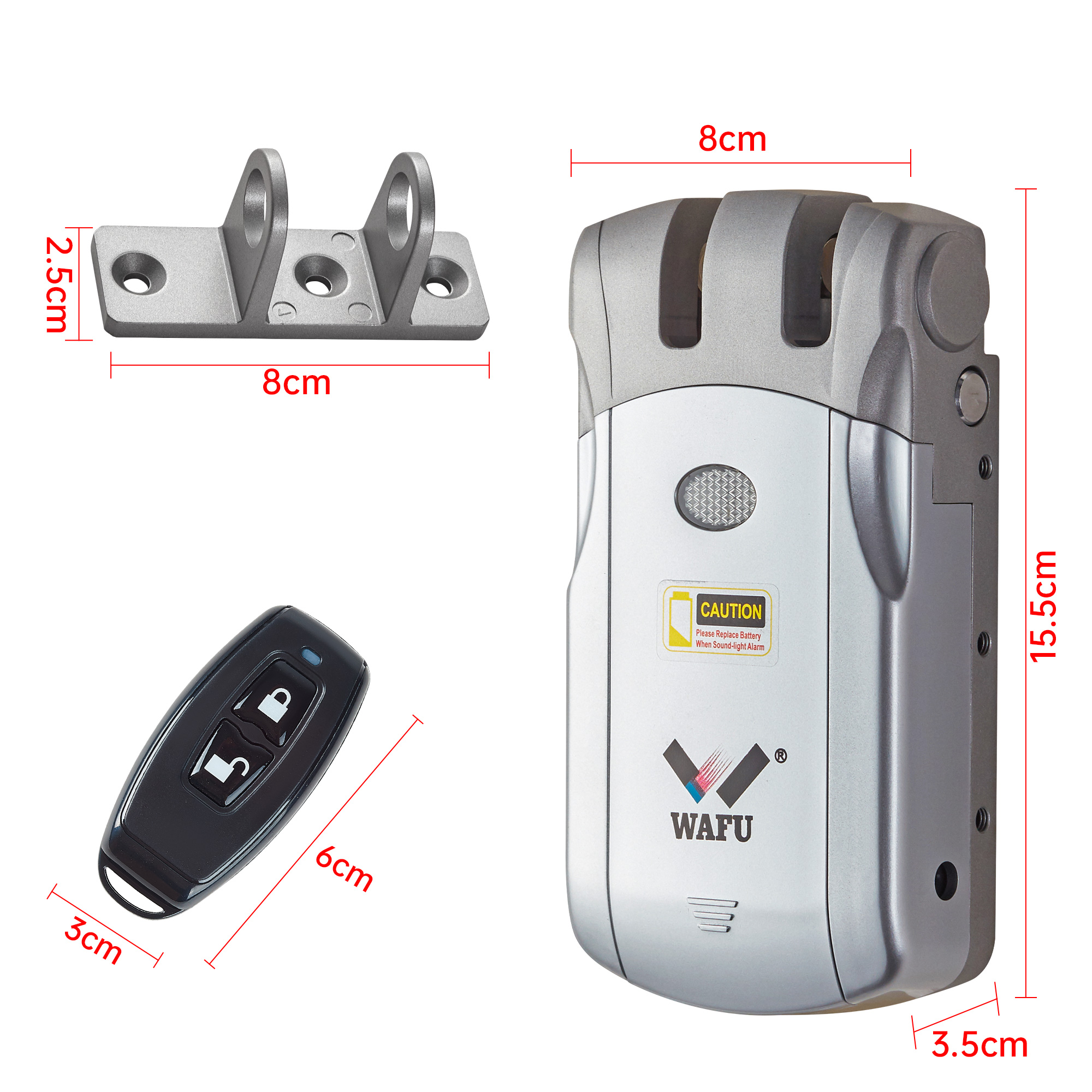 WF-019 dimensiones del compartimento de batería