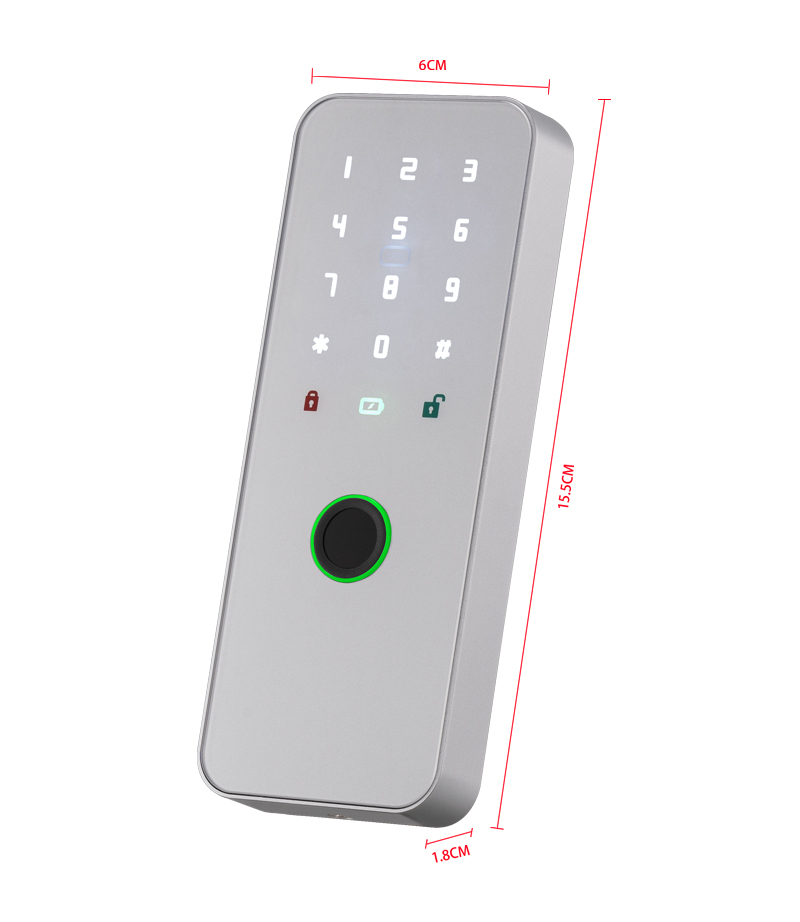 WF-019 diagrama de dimensiones del cuerpo de la cerradura