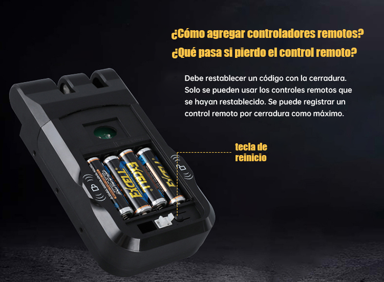 WF-026 orificio de reinicio para emparejamiento de código remoto