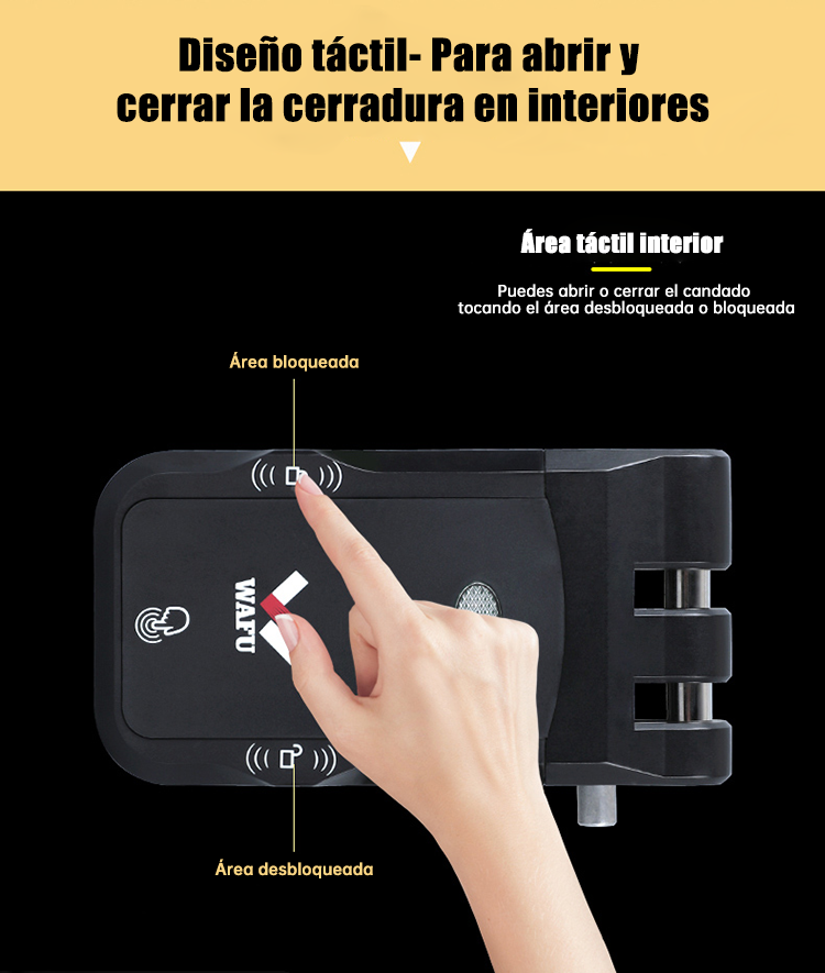 WF-026 área de control táctil interior