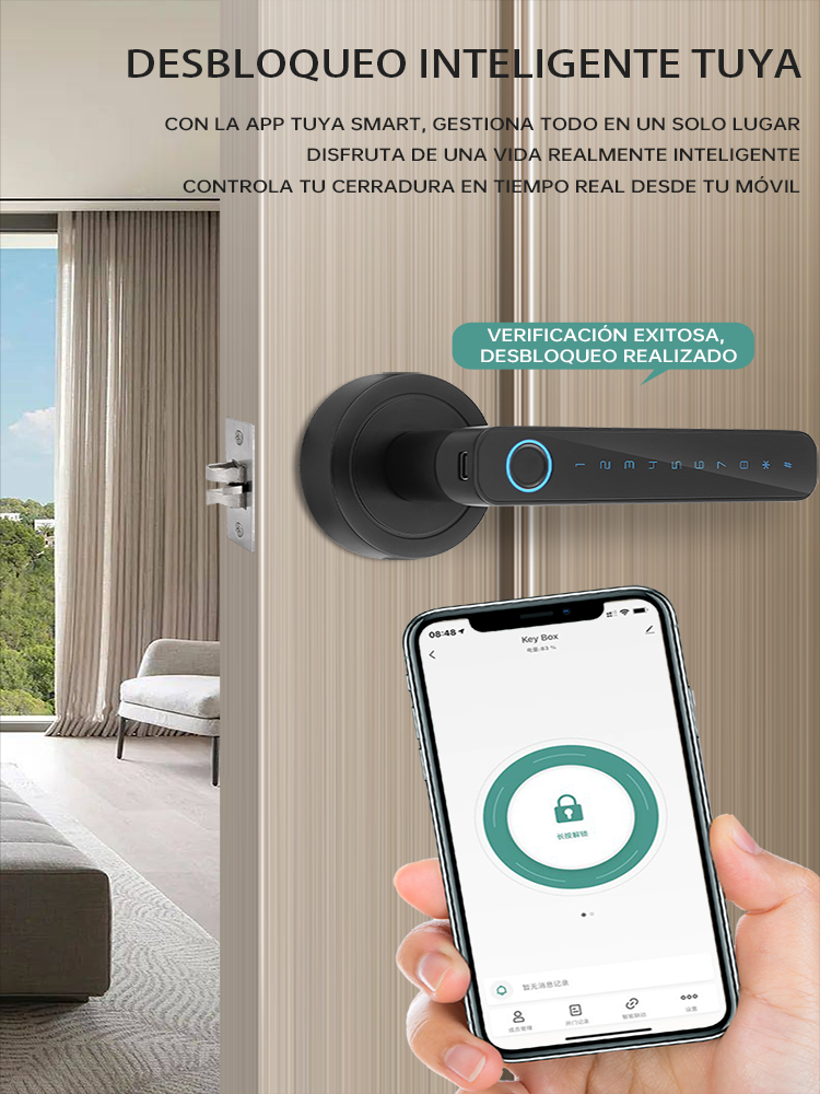WF-F3 interfaz de desbloqueo con un clic en la App