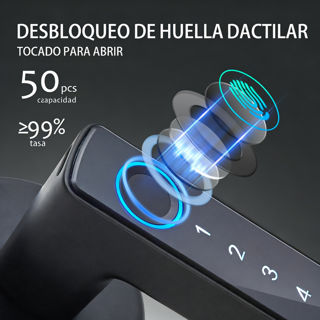 WF-F6 hasta 50 huellas digitales con 99% de tasa de reconocimiento