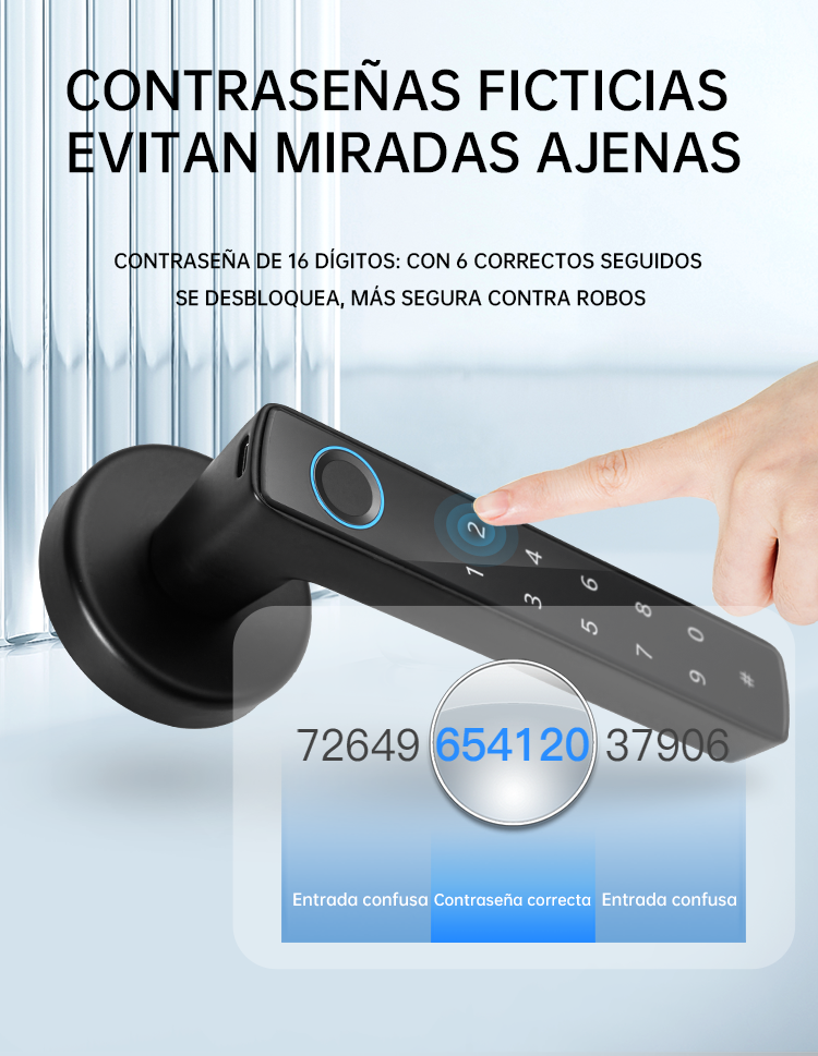 WF-F8 contraseña fantasma anti-espía