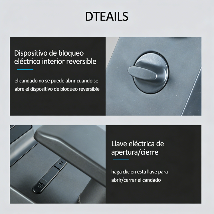 WF-MY4 botón de cerrojo interior y apertura/cierre eléctrico