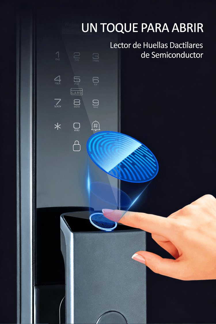 WF-MY4 desbloqueo táctil con huella digital por semiconductor