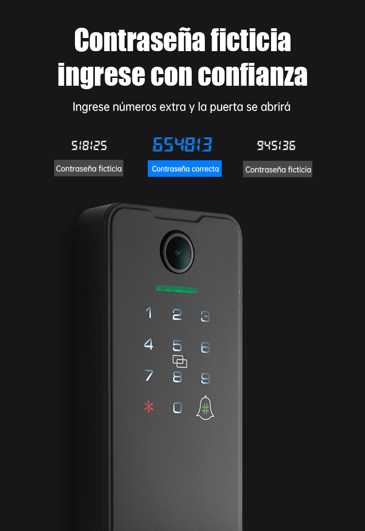 WF-X8 contraseña fantasma anti-espía