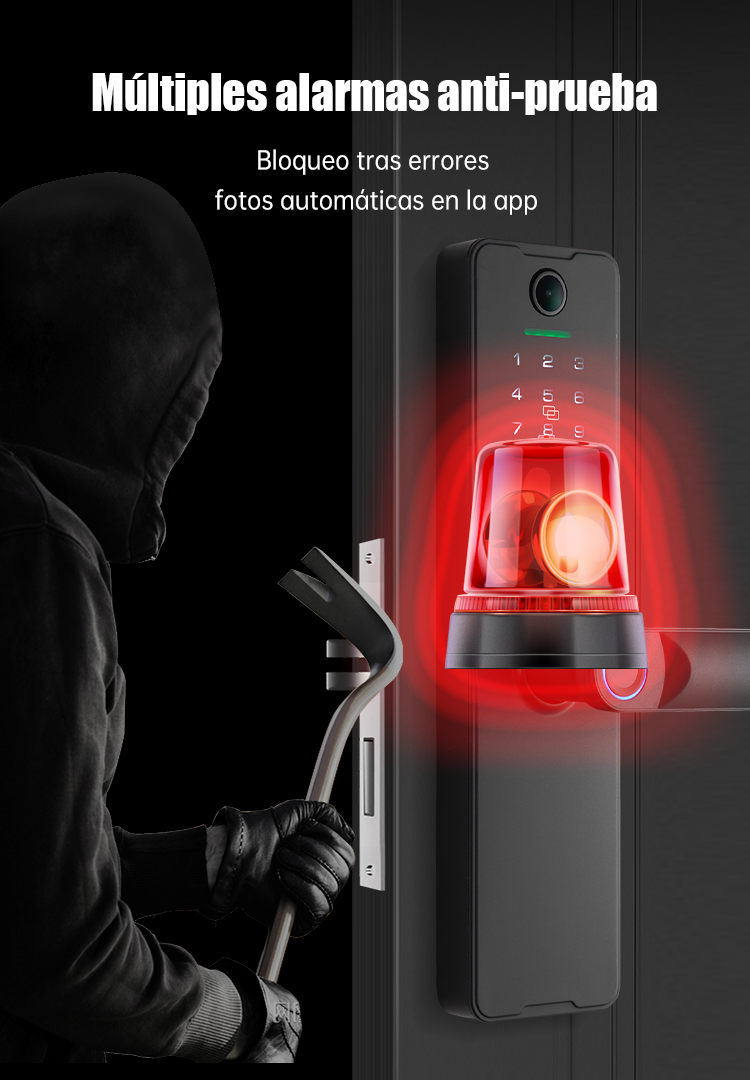 WF-X8 bloqueo de 5 minutos tras intentos fallidos