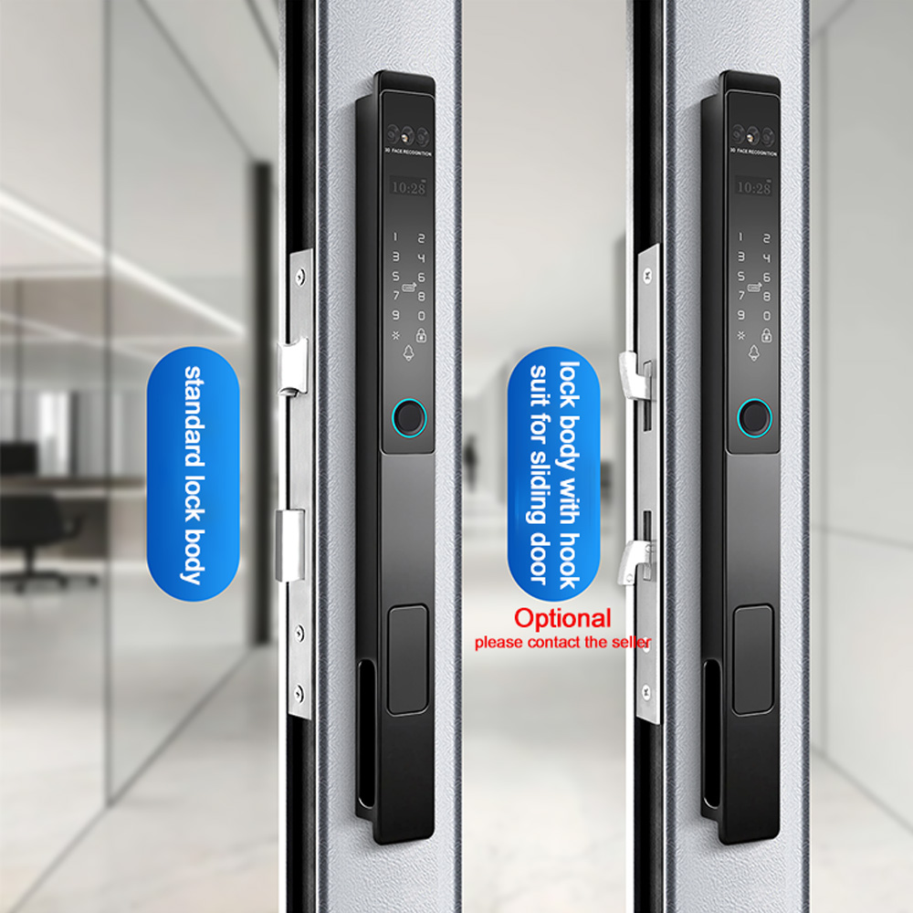 Cerradura de aluminio WF-021 totalmente automática con rostro 3D y vena palmar | Foto del producto 6