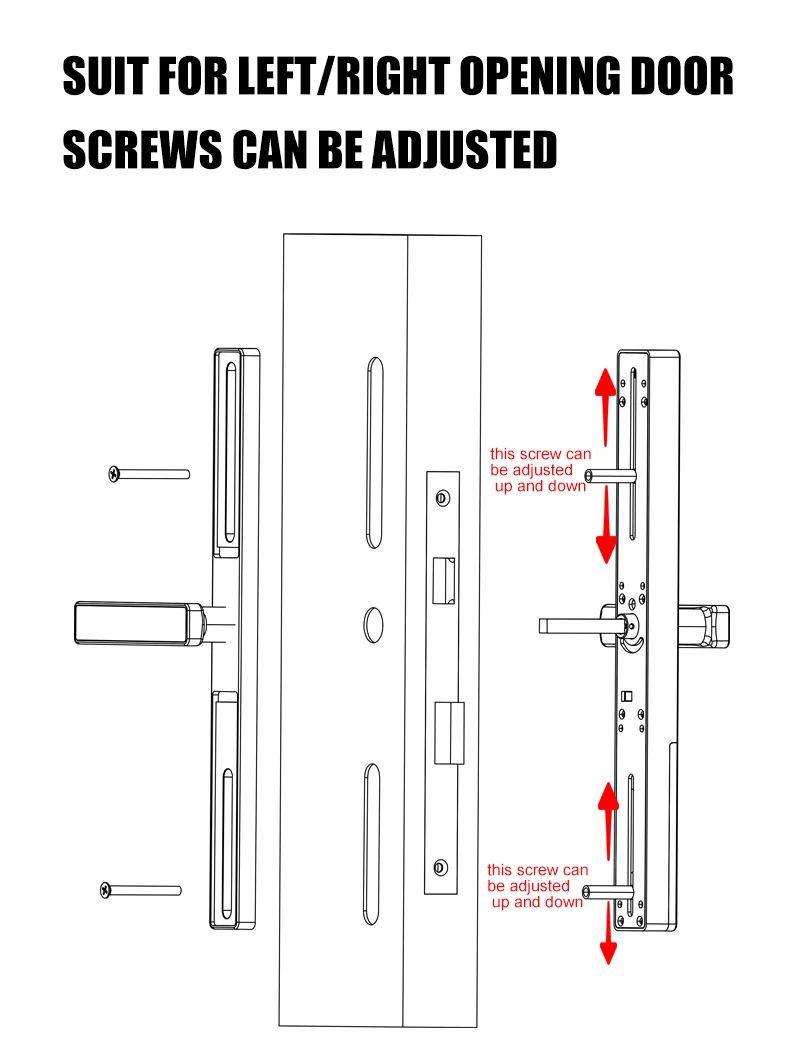 WAFU WF-023 Cerradura inteligente de aluminio con huella digital | Imagen detallada del producto 3